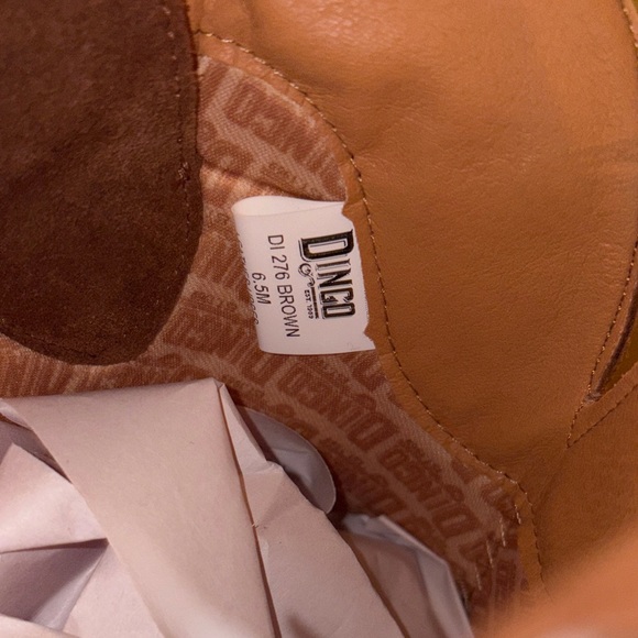 DINGO WOMEN'S WILD CHILD SUEDE FRINGE TALL BOOTS NWOB Size 6.5 - Picture 8 of 9